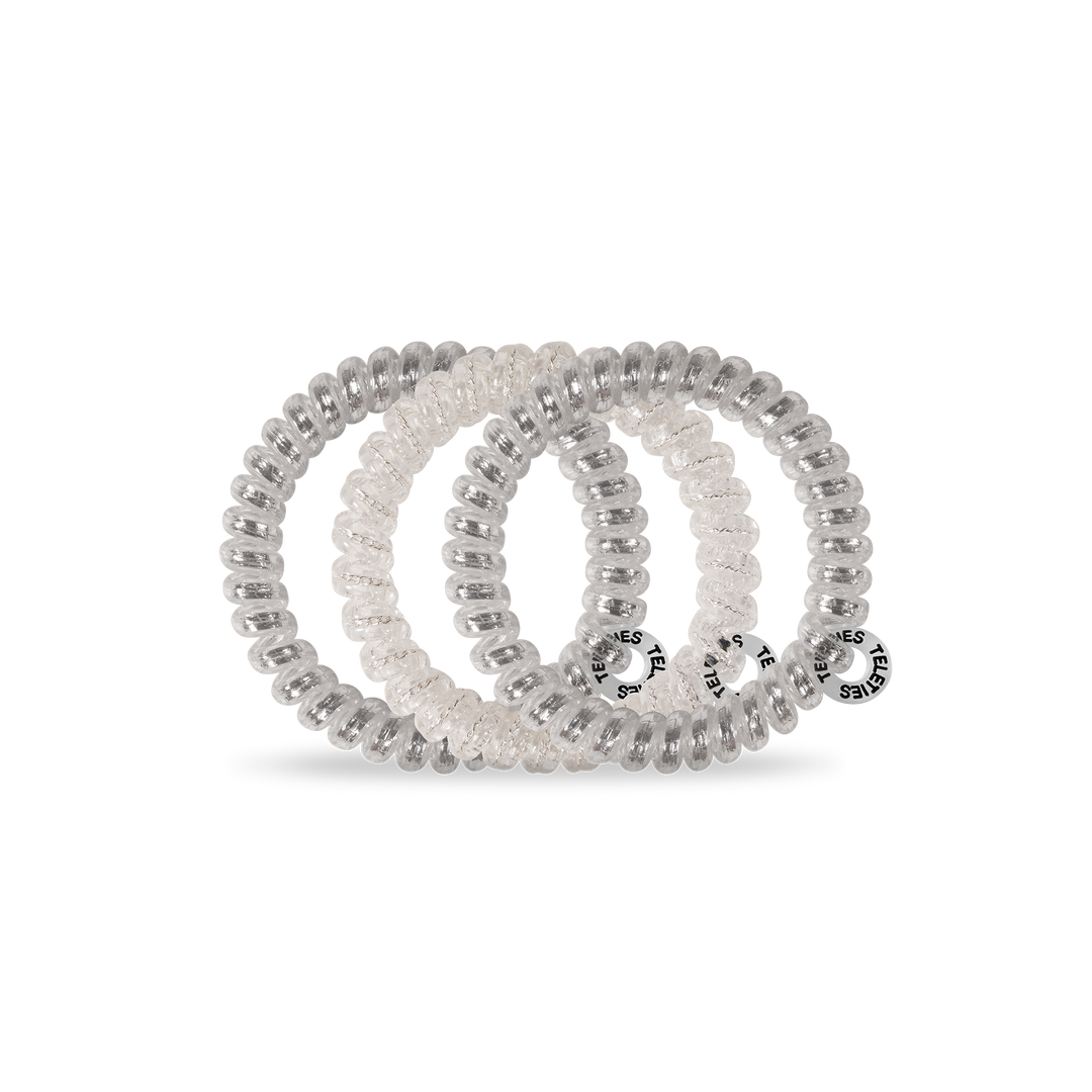 Spiral Hair Coils | Small | Silver Slay Hair Ties