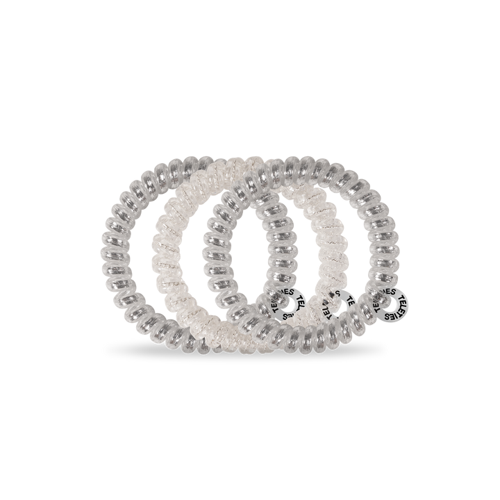 Spiral Hair Coils | Small | Silver Slay Hair Ties