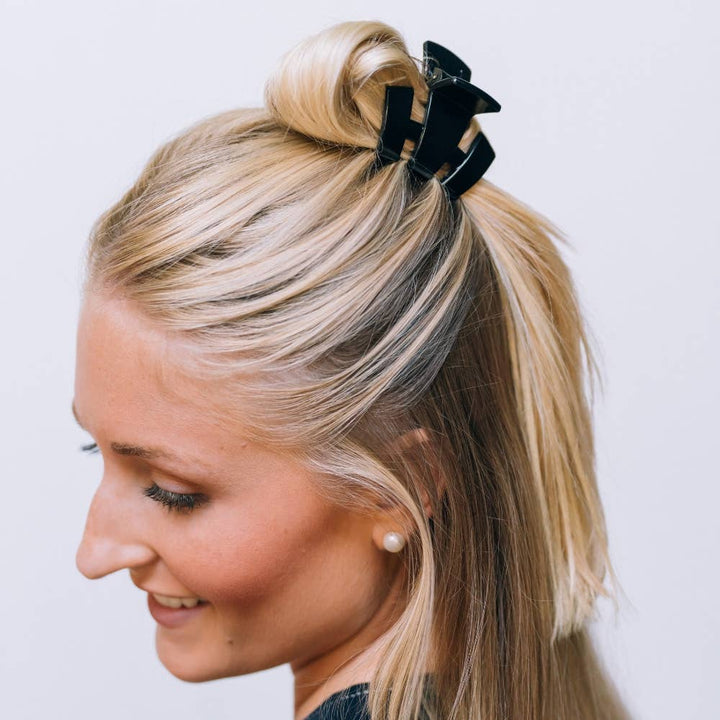 Classic | Jet Black | Petite | Claw Clip