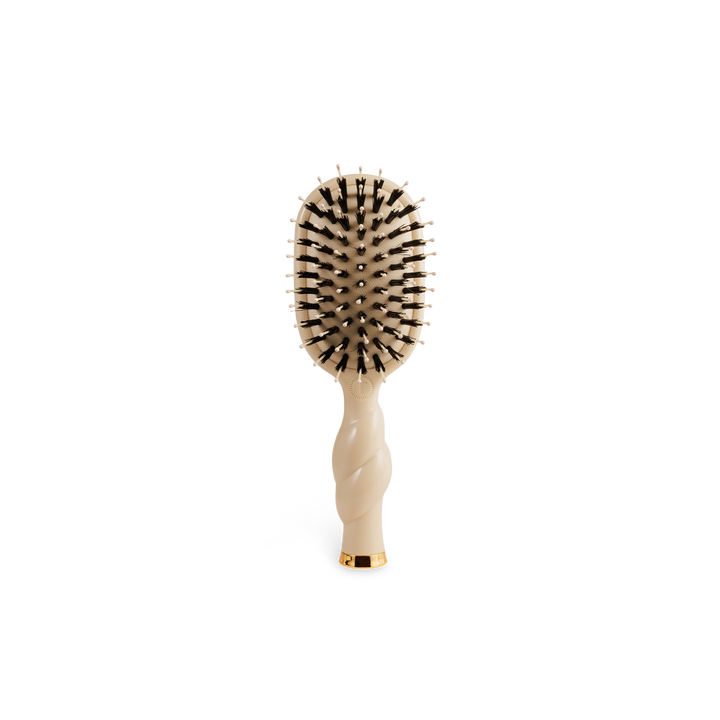 Teleties Mini Boar Brush | Tan