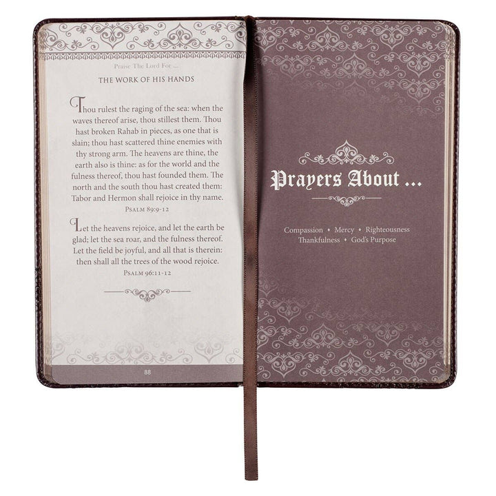 Christian Art Gift Book “Prayers From the KJV” Faux Leather