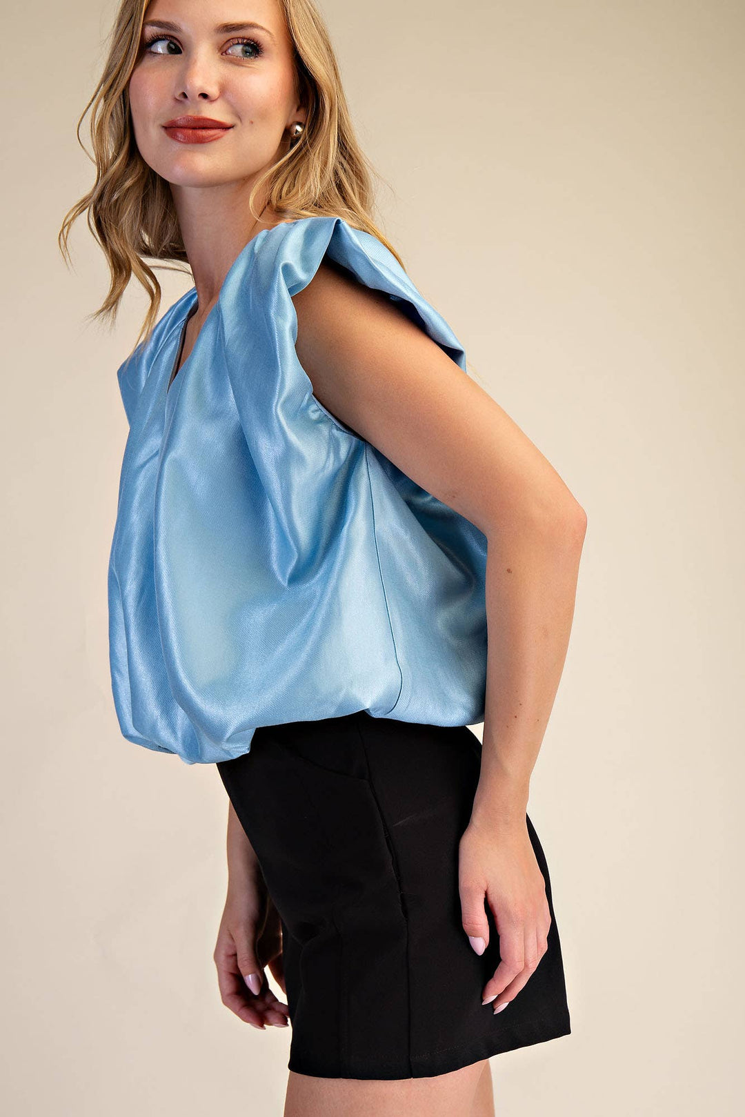 Glam Blue Balloon Top