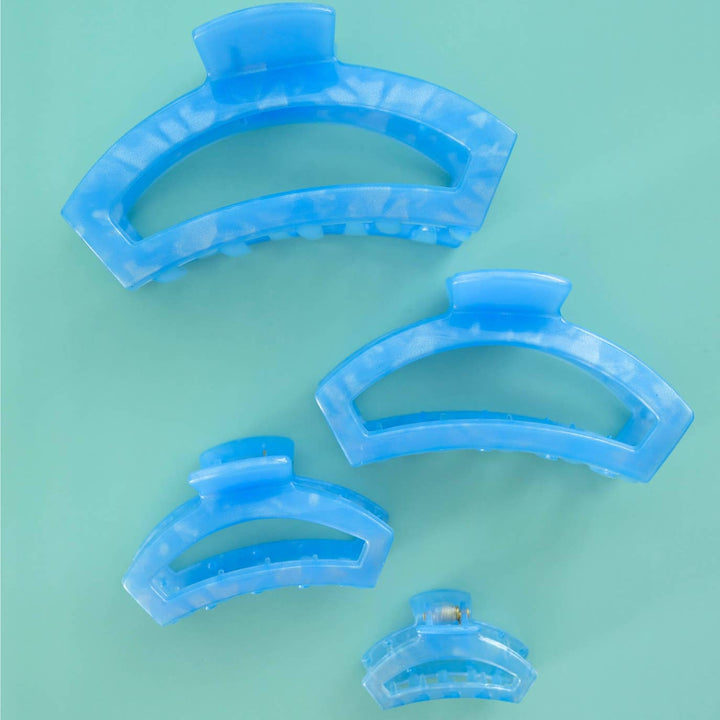 Open Hair Clip | Tiny | Blue Lagoon