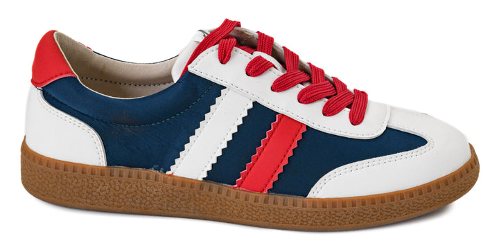 Corkys Red, White, and Blue Heads Up Sneaker