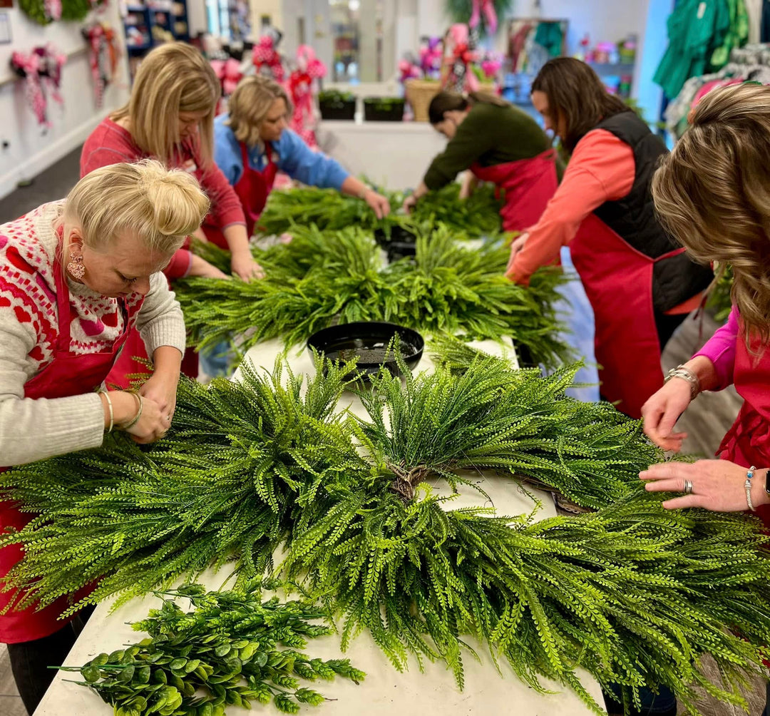 Beaded Grass Wreath Making Class - Saturday, January 24th