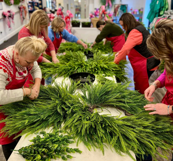 Beaded Grass Wreath Making Class - Saturday, January 24th
