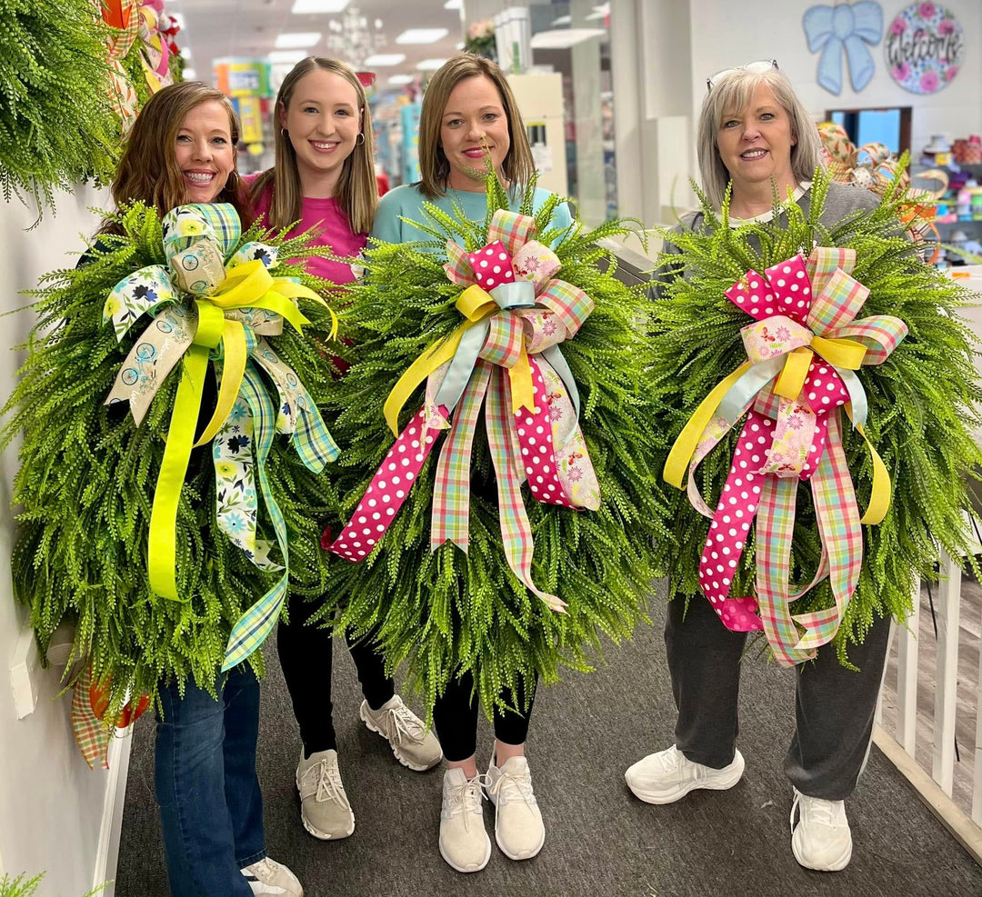 Beaded Grass Wreath Making Class - Saturday, January 24th