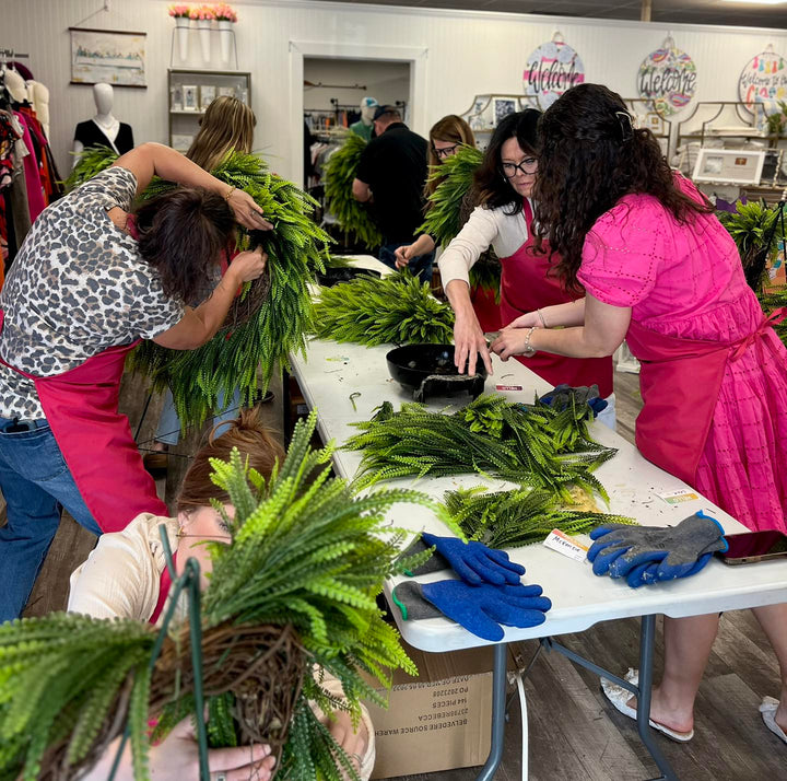 Beaded Grass Wreath Making Class - Saturday, January 24th