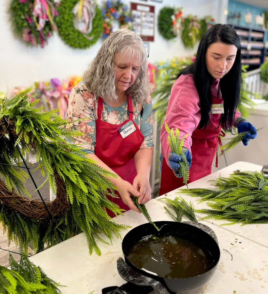 Beaded Grass Wreath Making Class - Saturday, January 24th