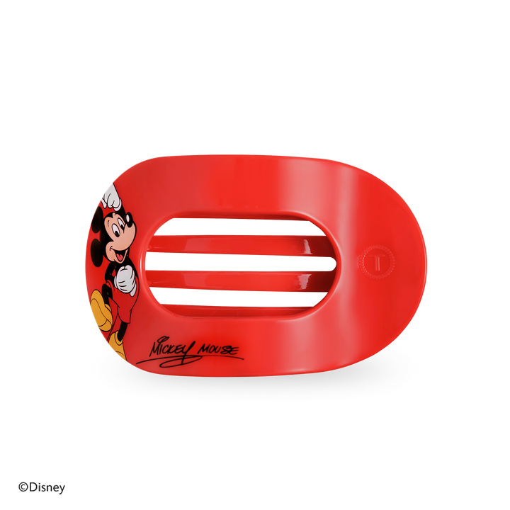 Teleties Flat Round Hair Clip | Medium | Mickey Mouse