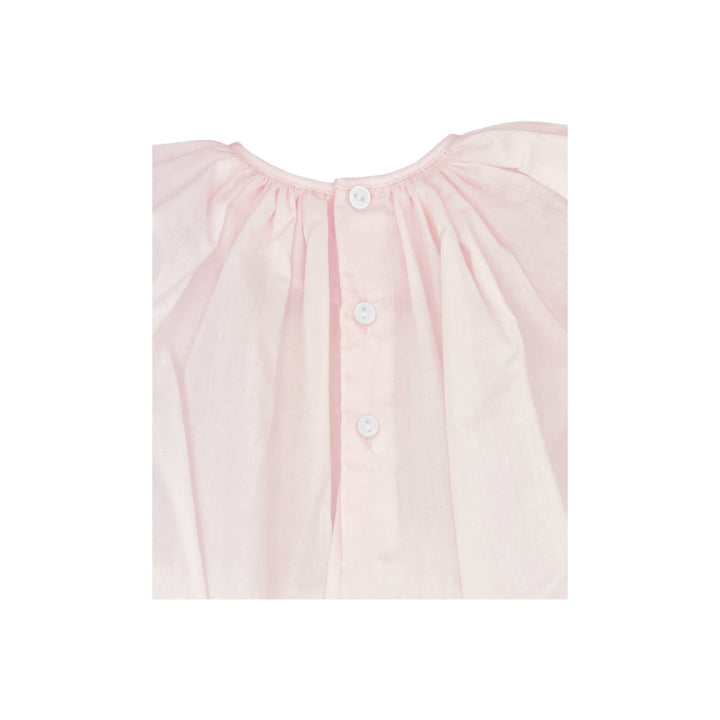Petit Ami Pink Bubble with Novelty Smocking