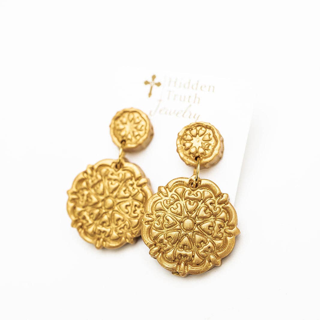 Hidden Truth Jewelry Ruth Double Dangle Earrings