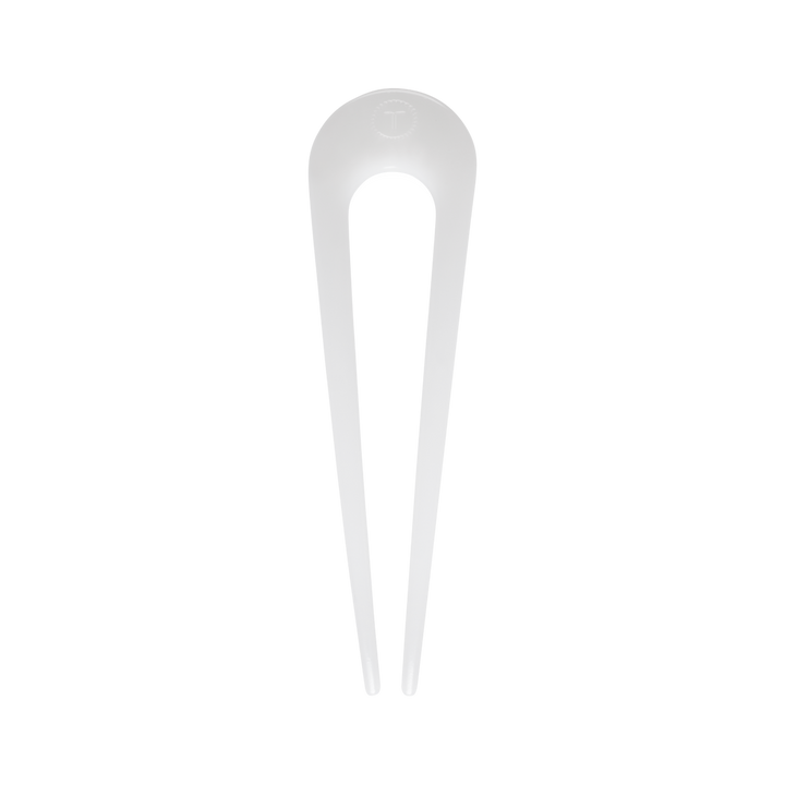 Teleties French Hair Pin Coconut White