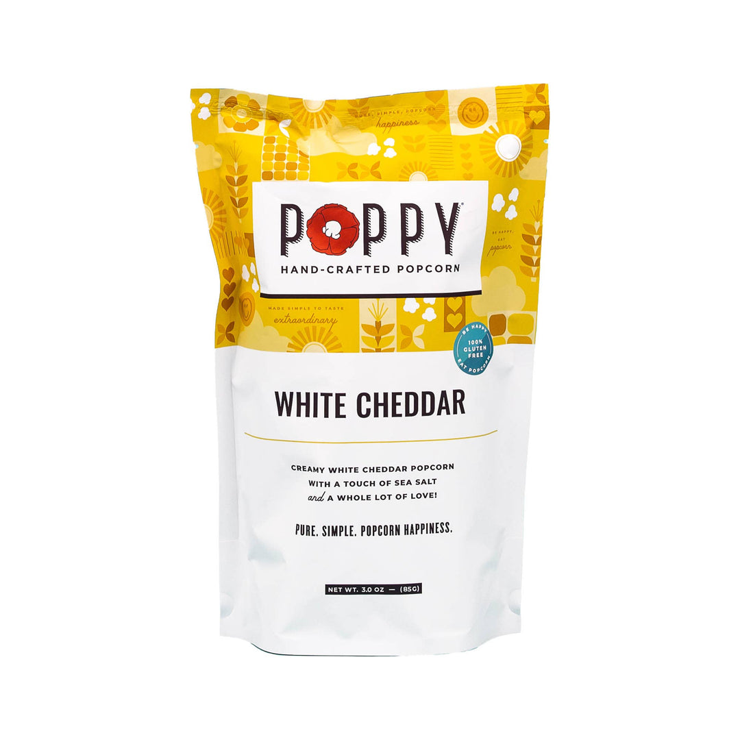 Poppy White Cheddar Popcorn