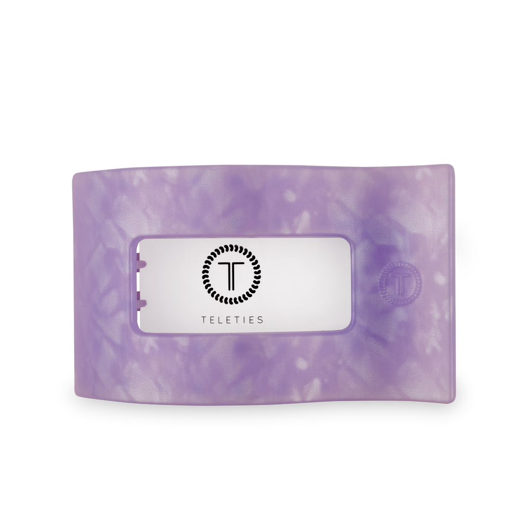 Teleties Flat Rectangle Hair Clip | Large | Lavender Mist