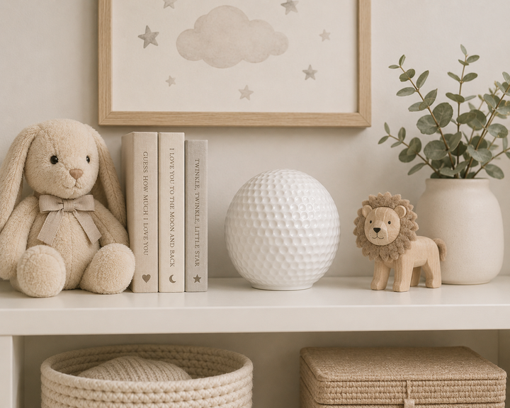 Ceramic Golf Ball Piggy Bank