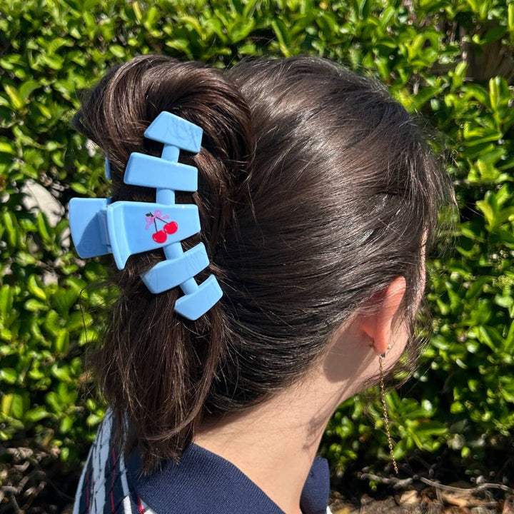 Teleties Classic | Basket of Cherries | Large Hair Clip