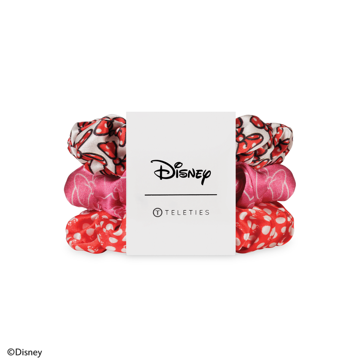 Teleties Minnie Mouse Large Silk Scrunchies