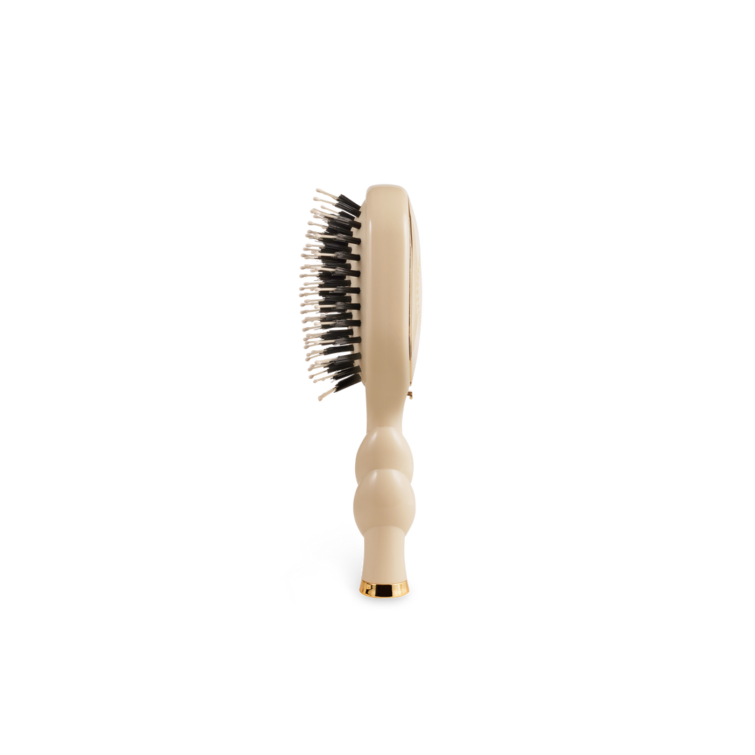 Teleties Mini Boar Brush | Tan