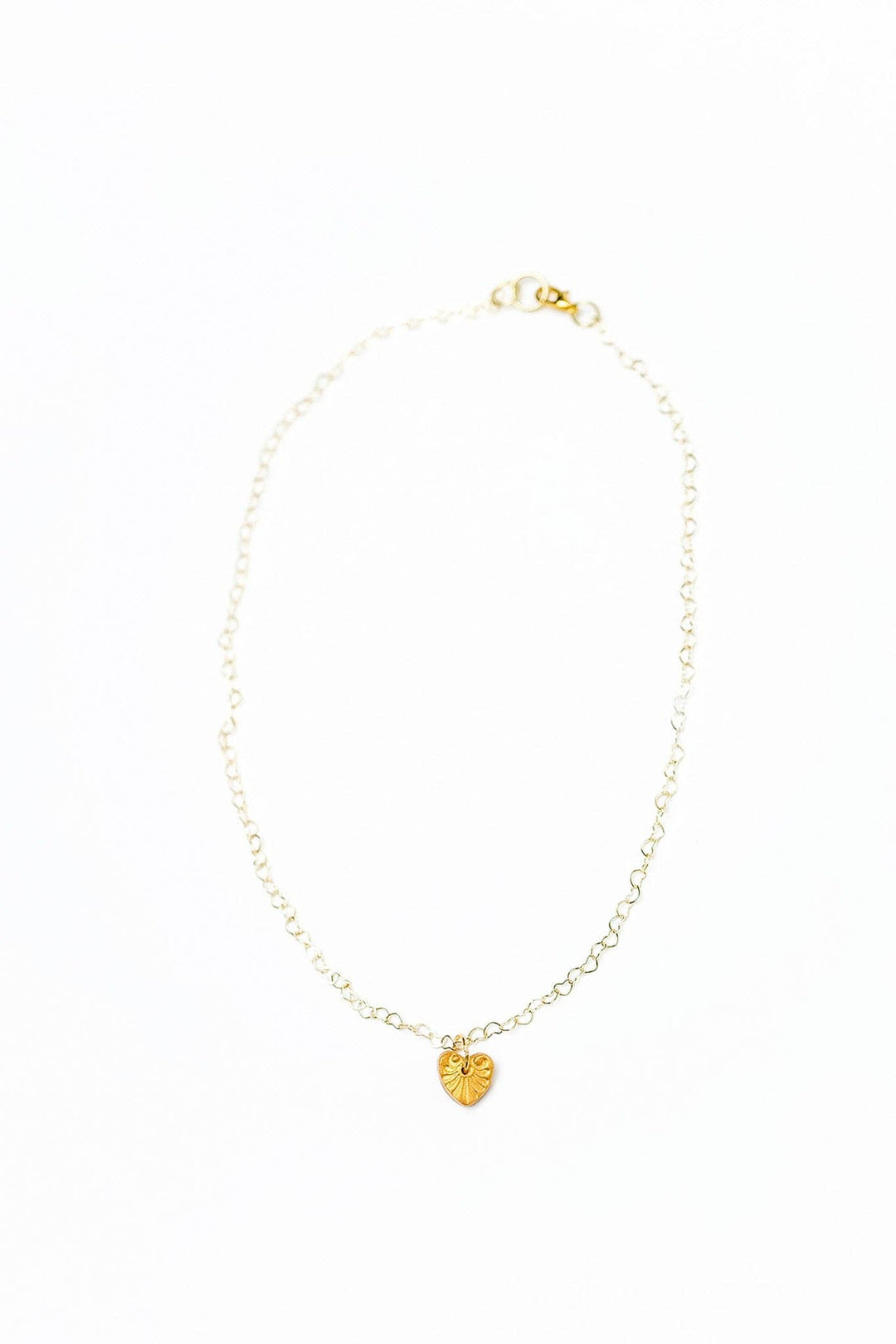Hidden Truth Jewelry Gold Heart Chain with Tiny Heart