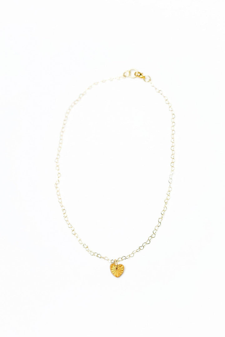 Hidden Truth Jewelry Gold Heart Chain with Tiny Heart