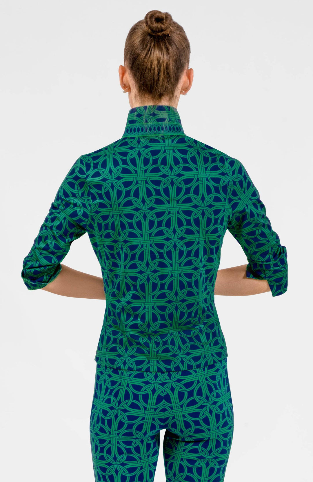 Gretchen Scott Navy/Kelly Green Twist & Shout Top Ring Toss