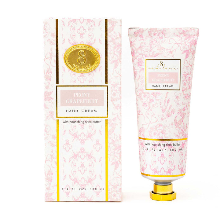 8 Oak Lane Peony Grapefruit 100ml Boxed Hand Cream