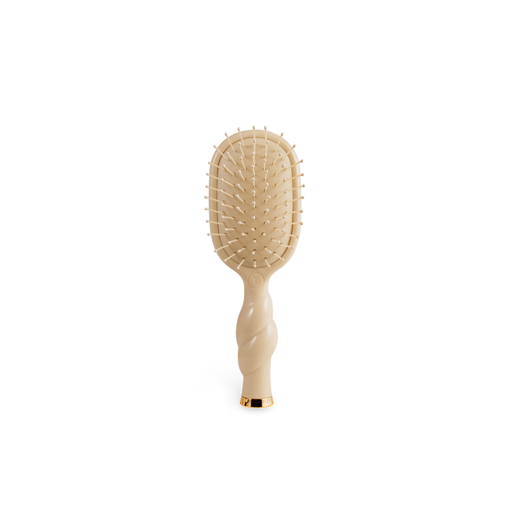 Teleties Mini Detangler Brush for Medium Hair - Tan