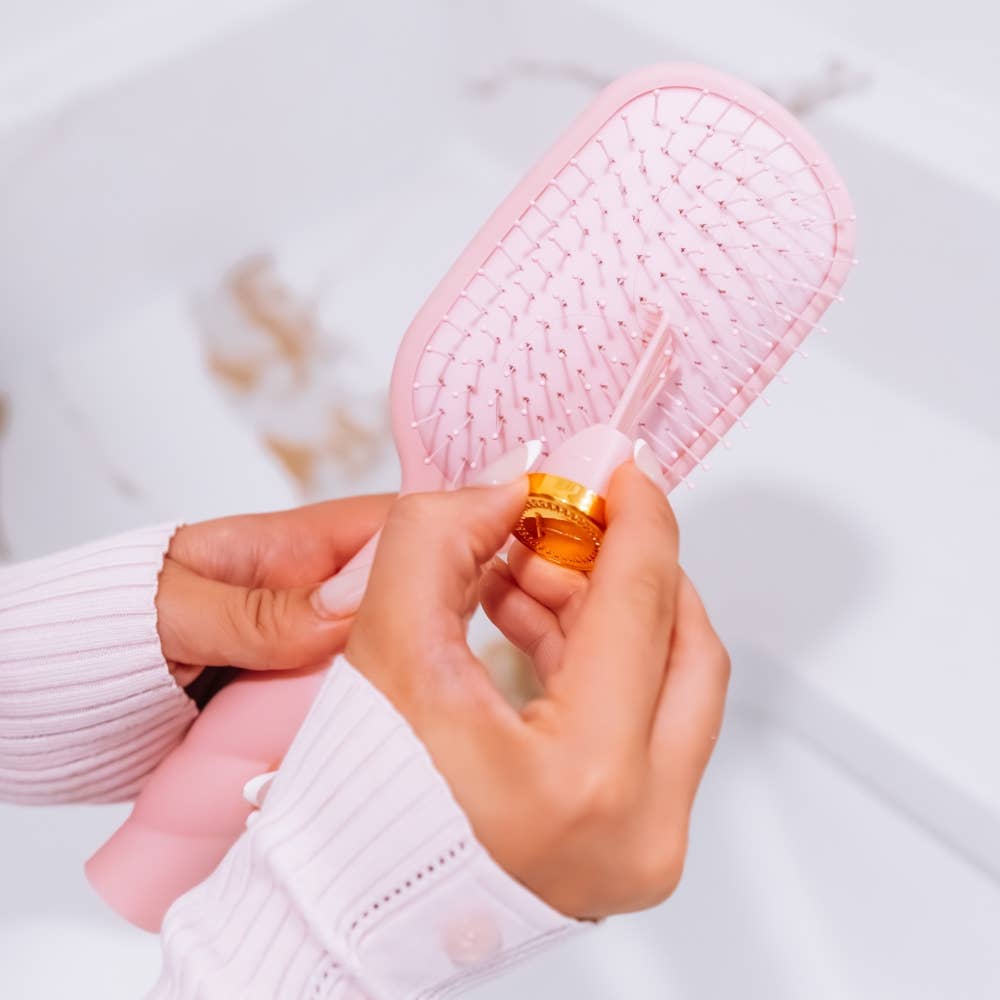 Teleties Detangler Brush | Bubblegum Pink | Medium