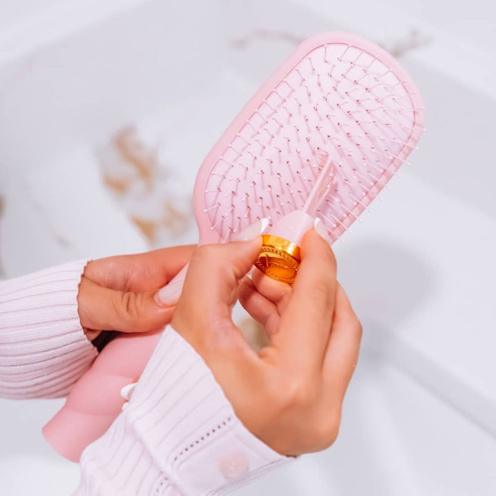 Teleties Detangler Brush | Bubblegum Pink | Medium
