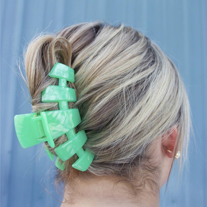 Teleties Classic Hair Clip | Large | Spring Splash