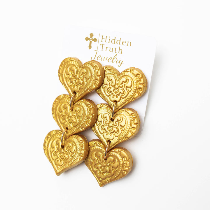 Trinity Heart Dangles