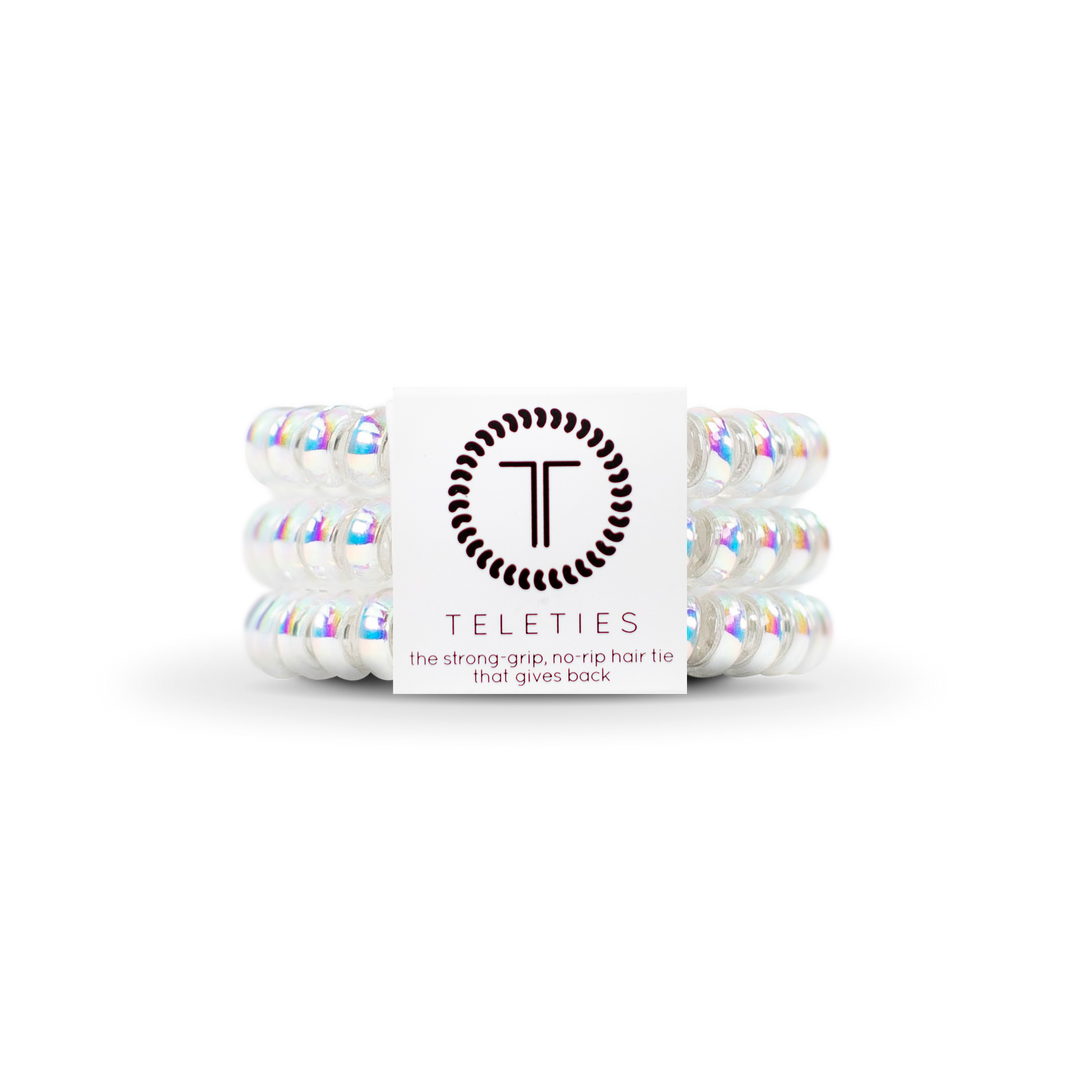 Teleties Spiral Hair Coils | Small | Peppermint Hair Ties