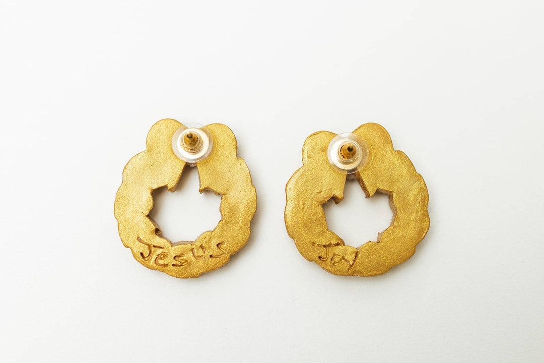 Hidden Truth Jewelry Wreath Studs