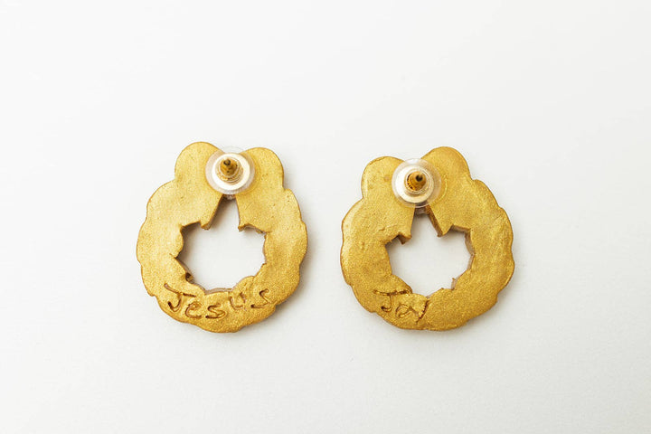 Hidden Truth Jewelry Wreath Studs