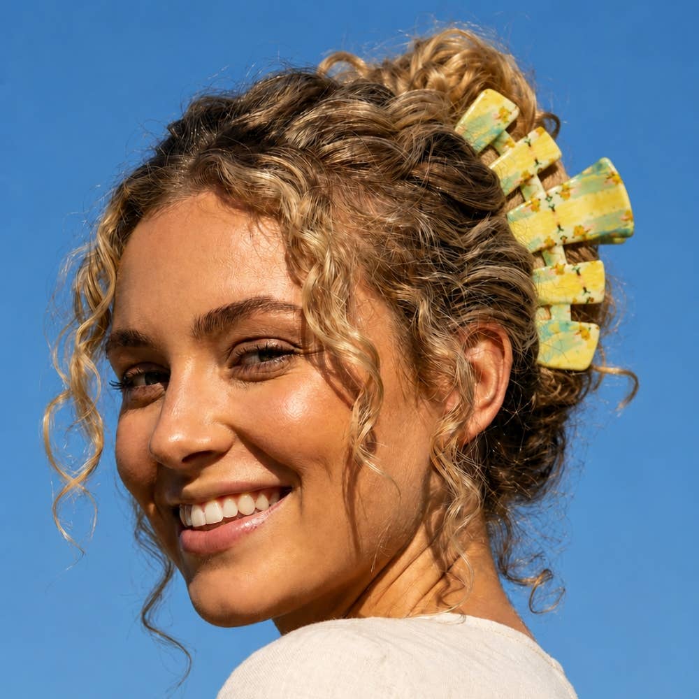 Teleties x Laura Park Classic Siesta Large Claw Clip