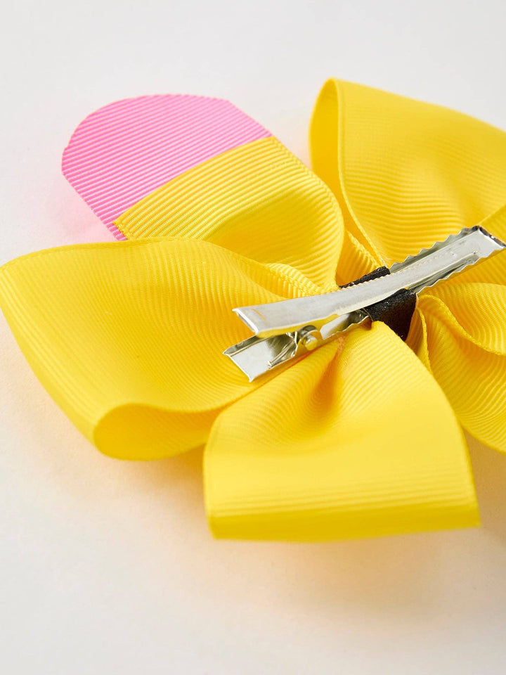 Back To School Pencil Hair Bow Clip