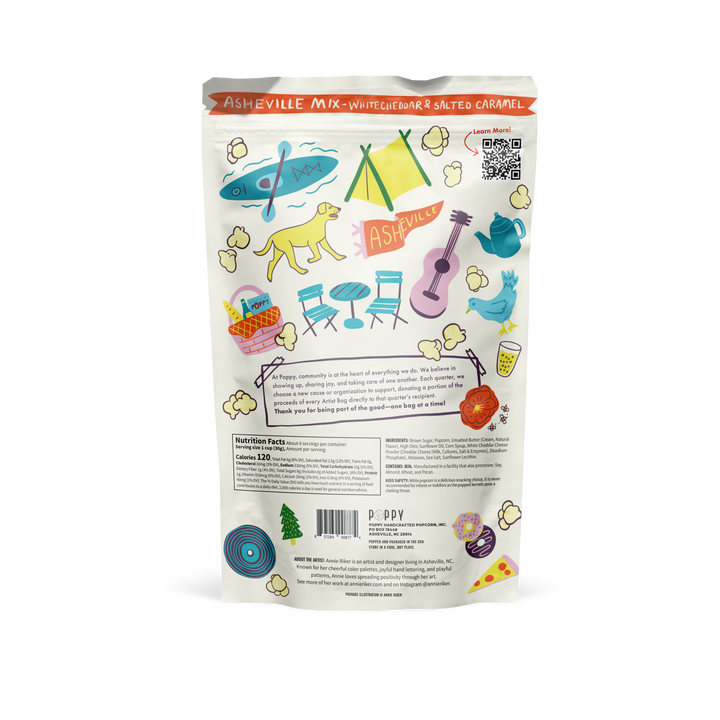 Asheville Mix Artist Bag Popcorn