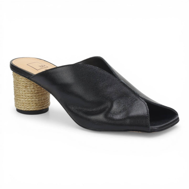 Sophie Mule Slide Sandal Leather - Black 59012
