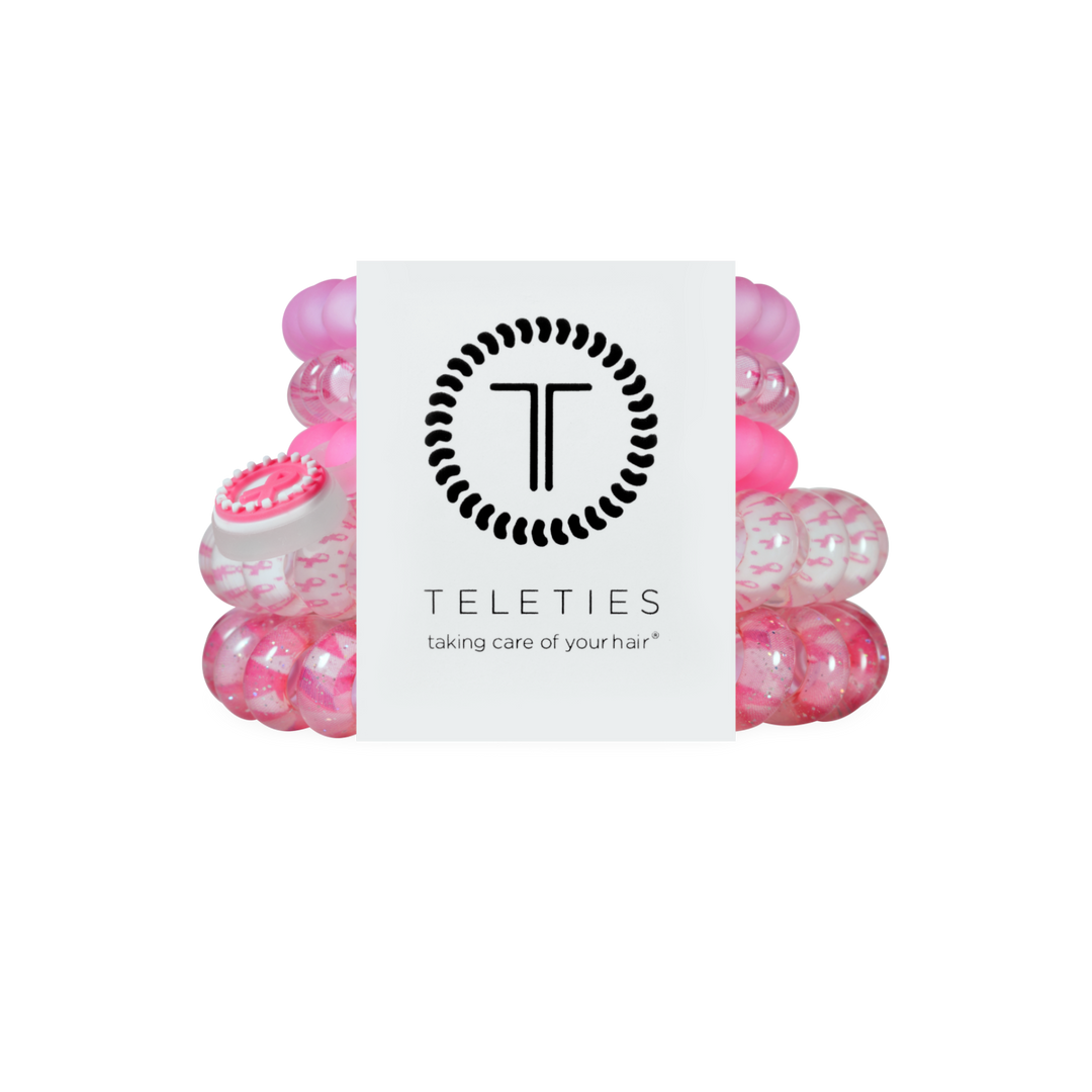 Teleties Breast Cancer Awareness | Mix Pack | Hair Ties
