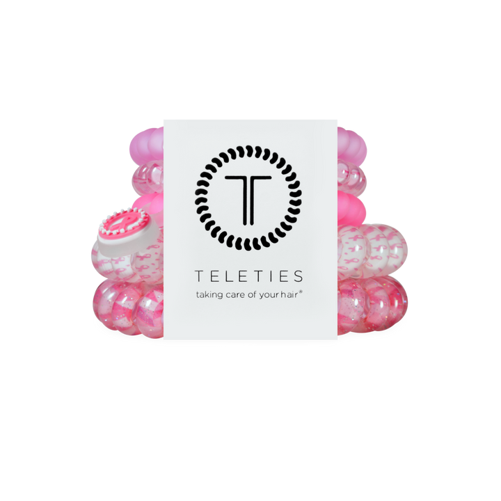 Teleties Breast Cancer Awareness | Mix Pack | Hair Ties