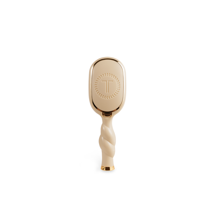 Teleties Mini Detangler Brush for Medium Hair - Tan