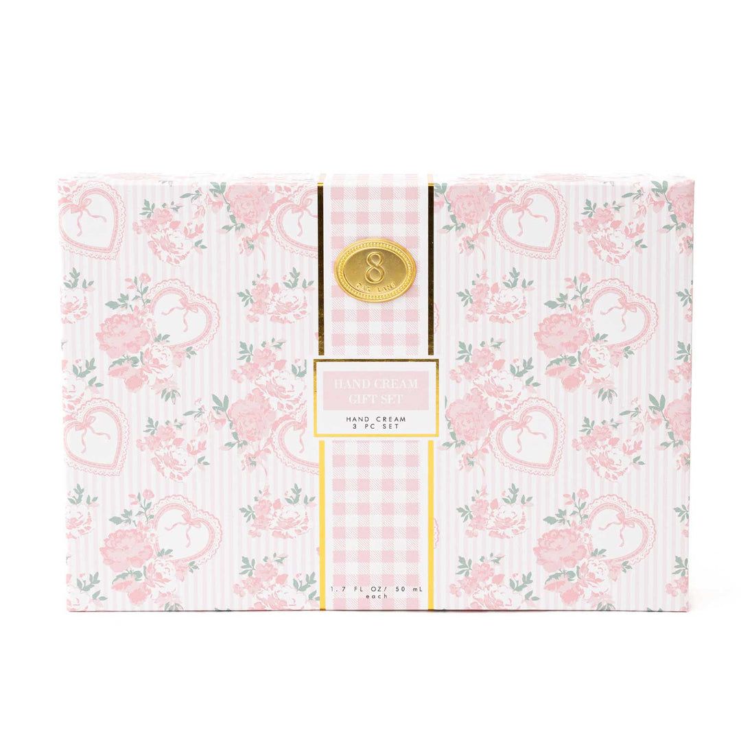8 Oak Lane Sweetheart Blooms 3pc Boxed Hand Cream Set