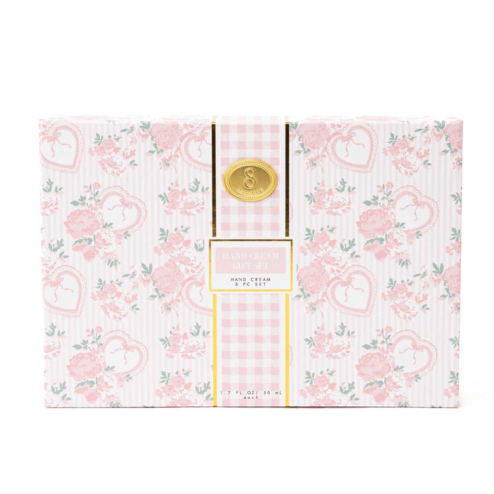 8 Oak Lane Sweetheart Blooms 3pc Boxed Hand Cream Set