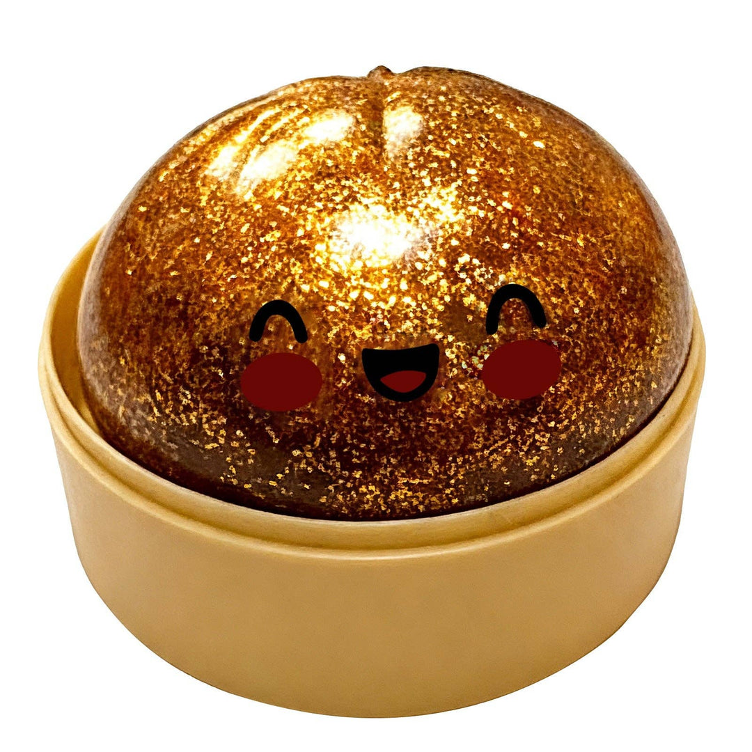 Squishy Dumpling Realistic Steamed Bun Stress Relief Squeeze Toy
