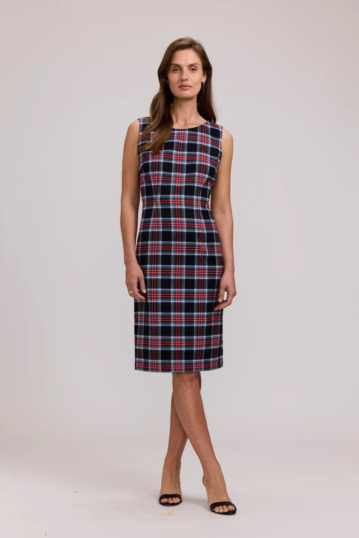 Foxcroft Pryce Holiday Plaid Sheath Dress