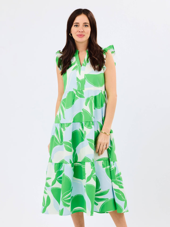 Mary Square Kari Dress | In The Shade Light Blue