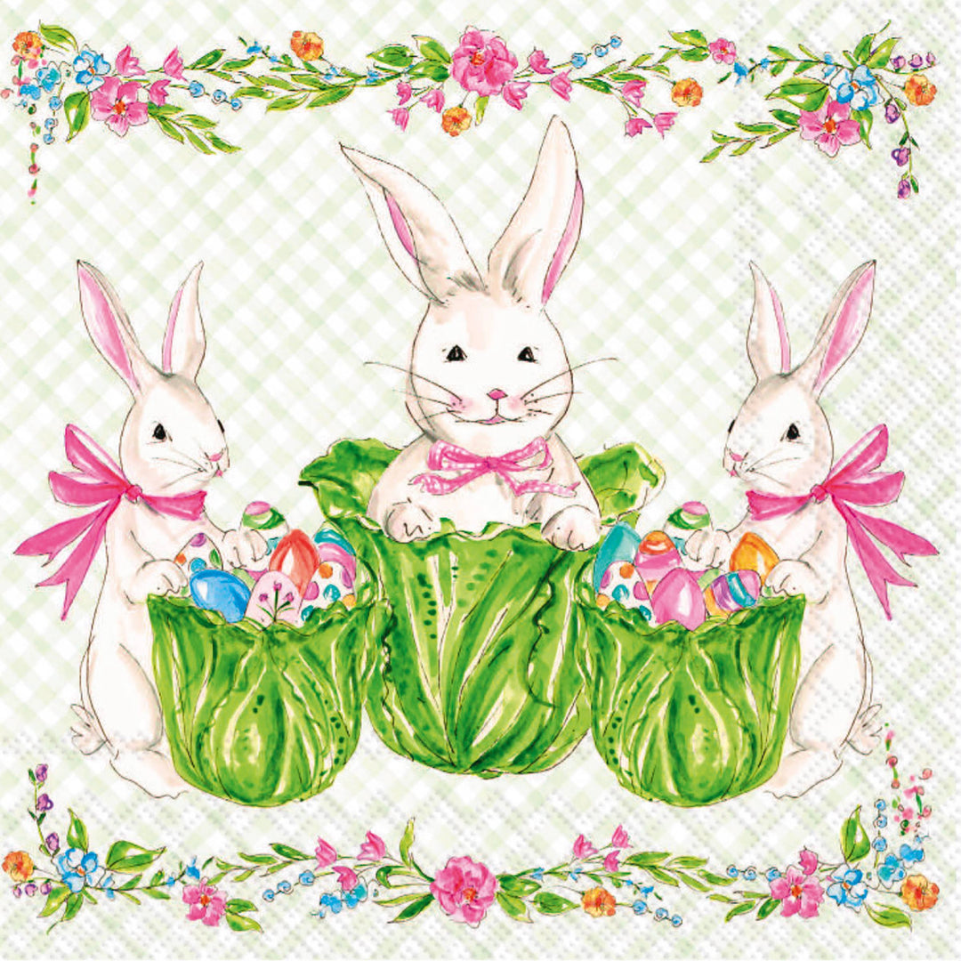 Boston International Floral Garden Party Paper Cocktail Napkin 20 Ct