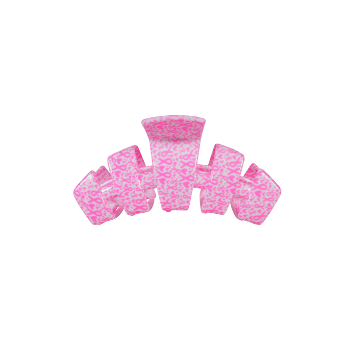 Teleties Classic | Breast Cancer Awareness | Small | Claw Clip
