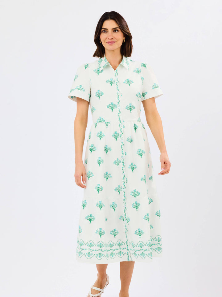 Mary Square Jema Dress | Bell Blooms Blue